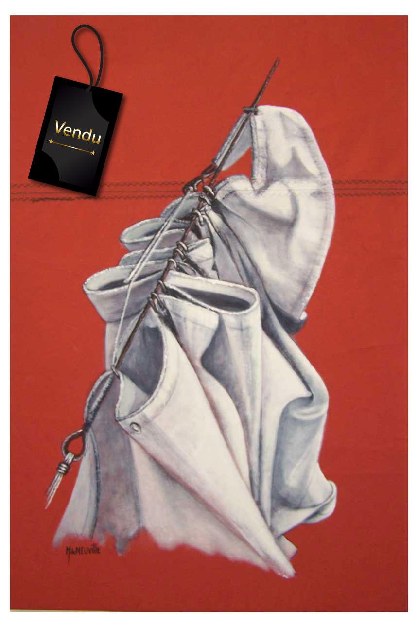 Voile affalée
