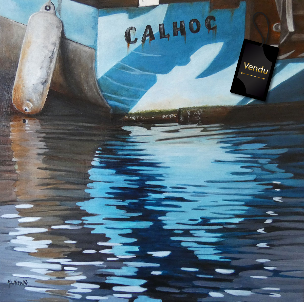 Reflet turquoise