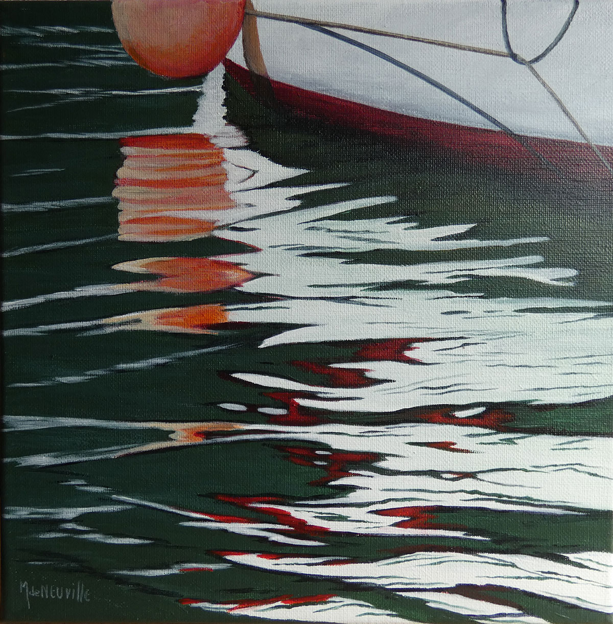 Reflet Orange-vert
