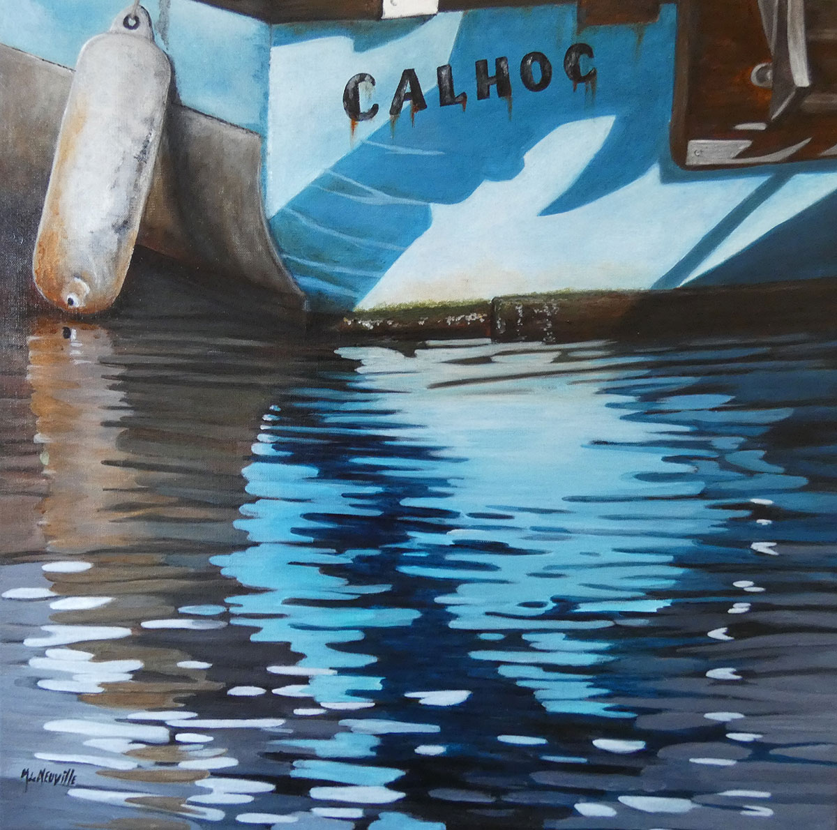 Reflet turquoise